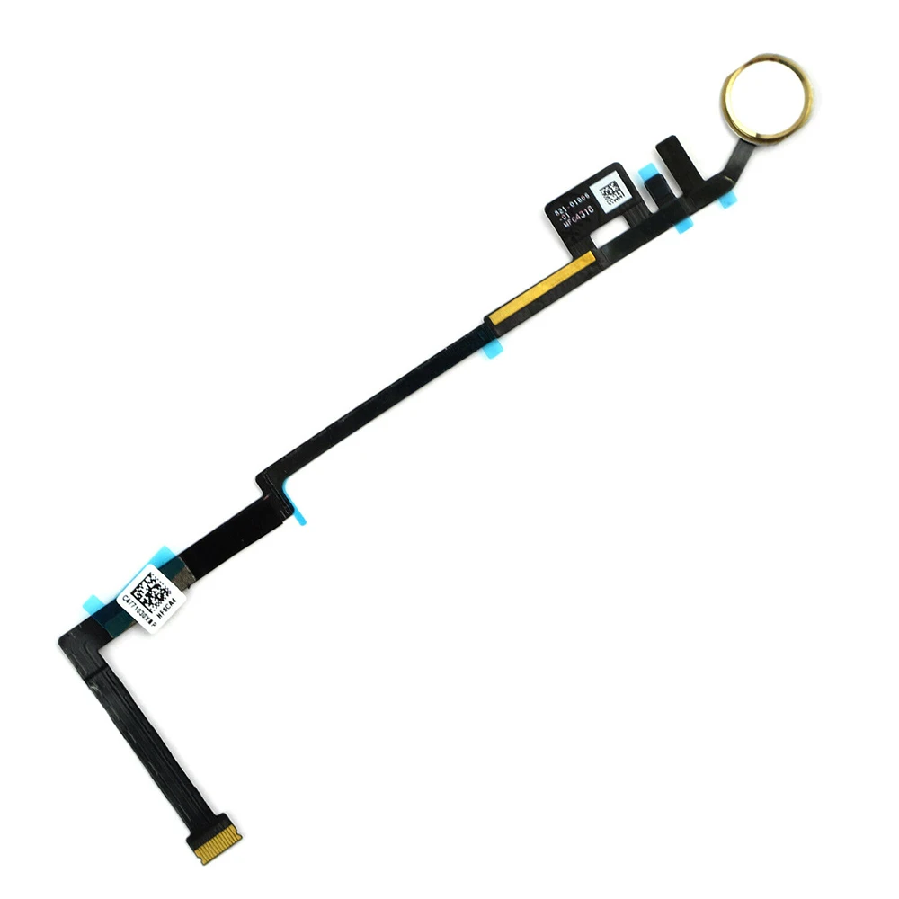 10 шт. кнопка домой гибкий кабель для ipad 5 a1822 A1823 air 3 9," /для ipad 6 A1893 Кнопка ВКЛ. Выкл. Отпечатка пальца в сборе