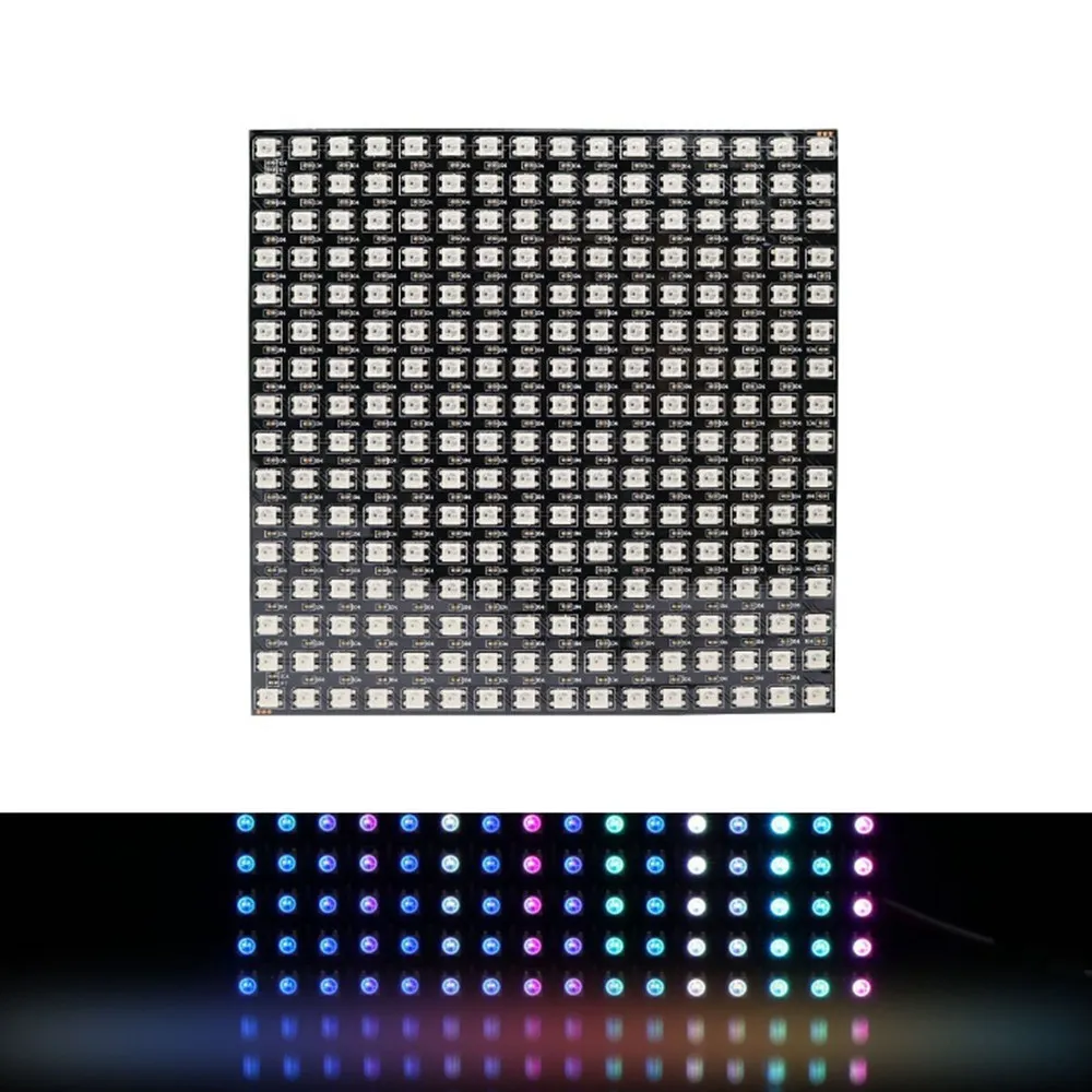 WS2812B WS2812 RGB Светодиодная панель экран со светодиодной полосой пикселей цифровой