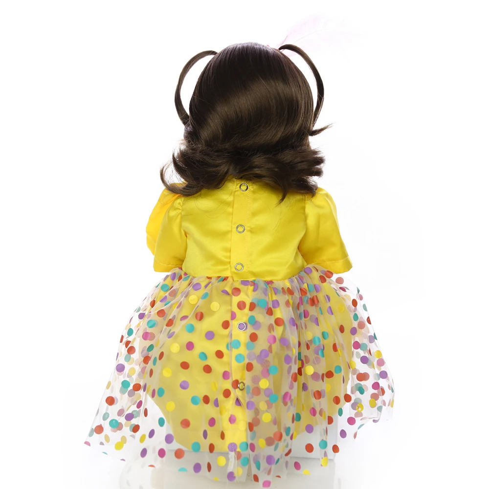 Кукла-младенец кукадол Реборн 60 см из мягкой ткани виниловые конечности 100%