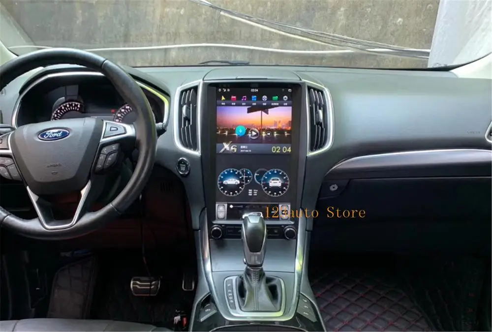 13 6 ''вертикальный экран Tesla Style Android 11 автомобильный DVD GPS плеер Радио Навигация