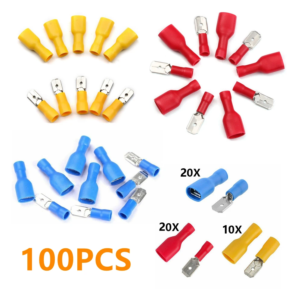 Термоусадочные соединители для проводов изолированные обжимные клеммы лопатка