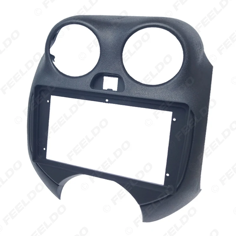 FEELDO Car Auido Radio 2Din Fascia Frame Adapter For Nissan March 9&quot Big Screen CD/DVD Dash Fitting Panel Kit | Автомобили и