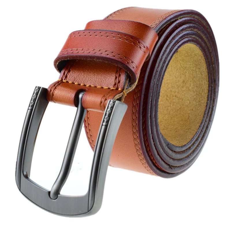 

2020 Luxury Quality Designer Belt Mens Fashion Personality Pin Buckle High Quality Genuine Leather Belt Men