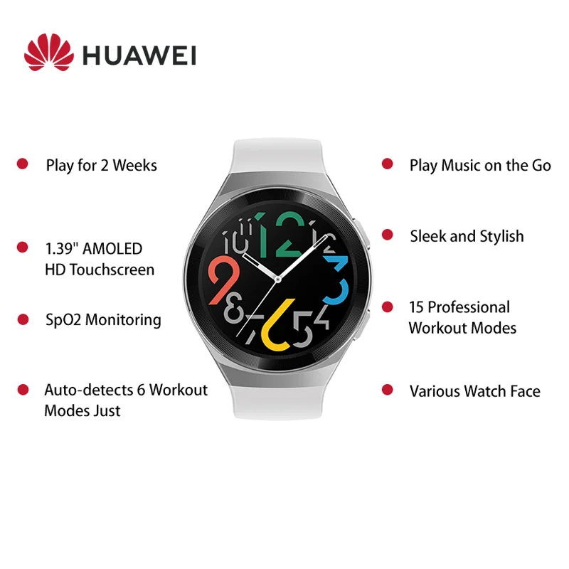 Оригинальные умные часы HUAWEI Smart WatchGT 2e оригинальные водонепроницаемые спортивные