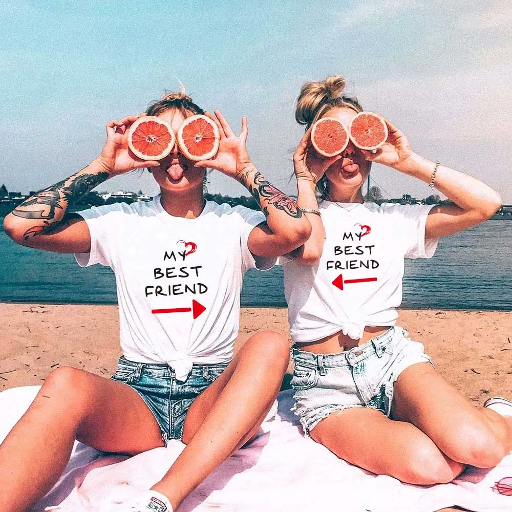 

Футболка с надписью «Best Friends» для женщин