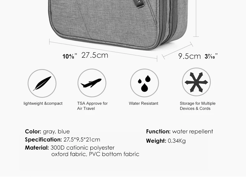 BAGSMART аксессуары для путешествий Сумки Дата кабель цифровая отделка сумка зарядное устройство провод сумка Mp3 наушники Usb флэш-накопитель сумка