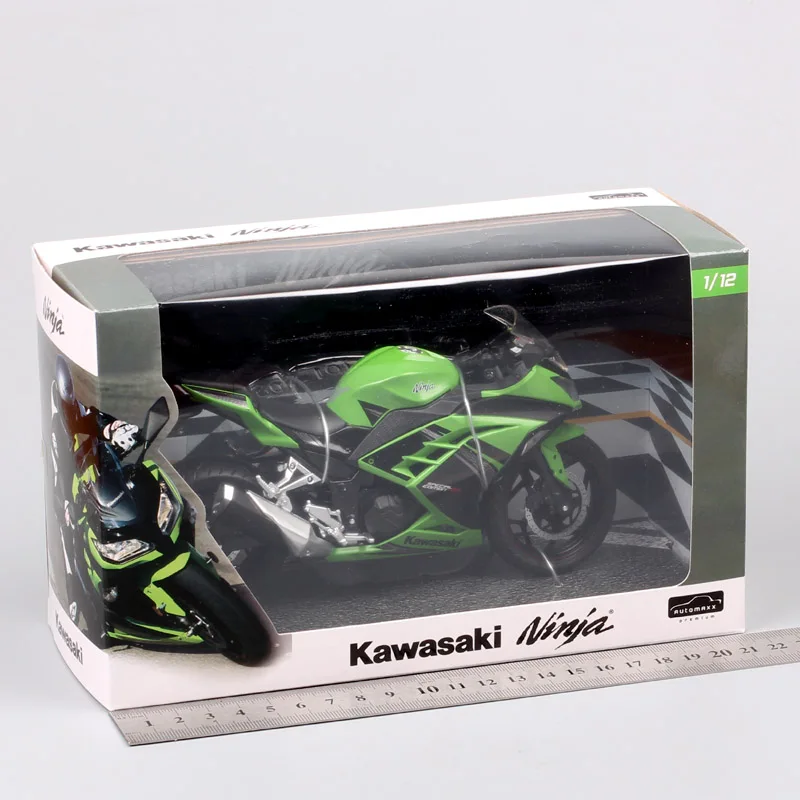 1/12 automaxx 2013 Kawasaki Ninja 250R SE 300 гоночный мотоцикл игрушка спортивный велосипед Литые и