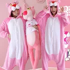Новинка, одежда для сна, пижамы с персонажами из мультфильмов Розовая пантера в виде животных для взрослых милые пикантные цельные женские вечерние kigurumi adulto кигурум