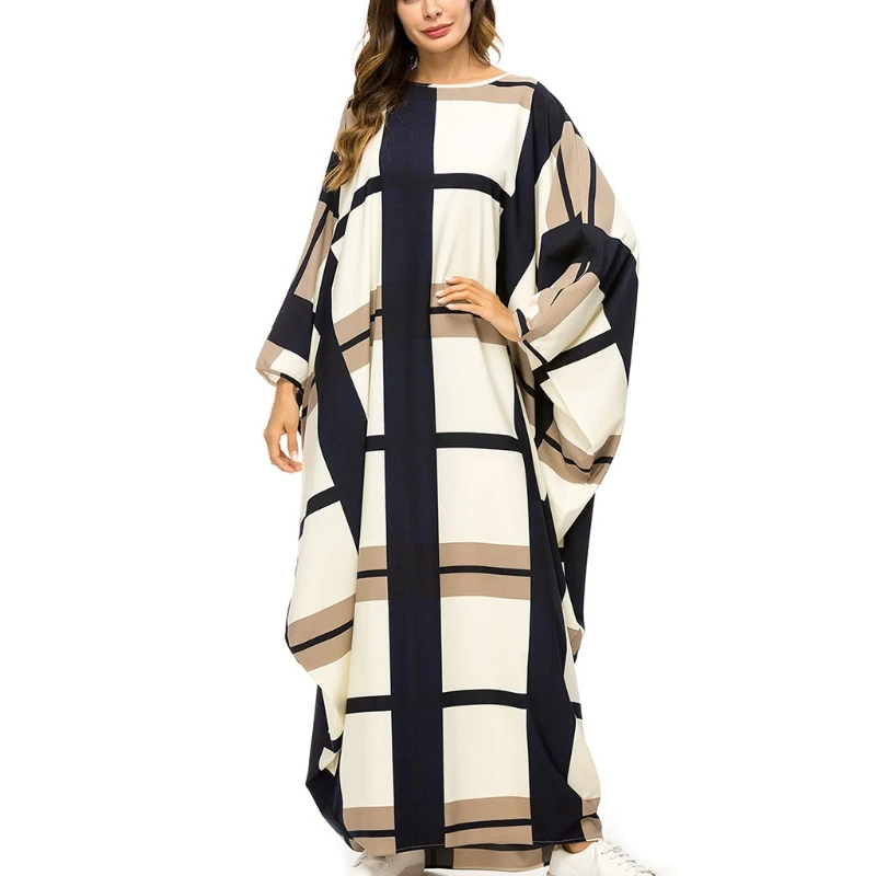 

Ramadan Muslim Dress Abayas Dubai Turkey Islam Clothing Kaftan Robe Longue Femme Musulmane Vestidos Largos for Women 066C