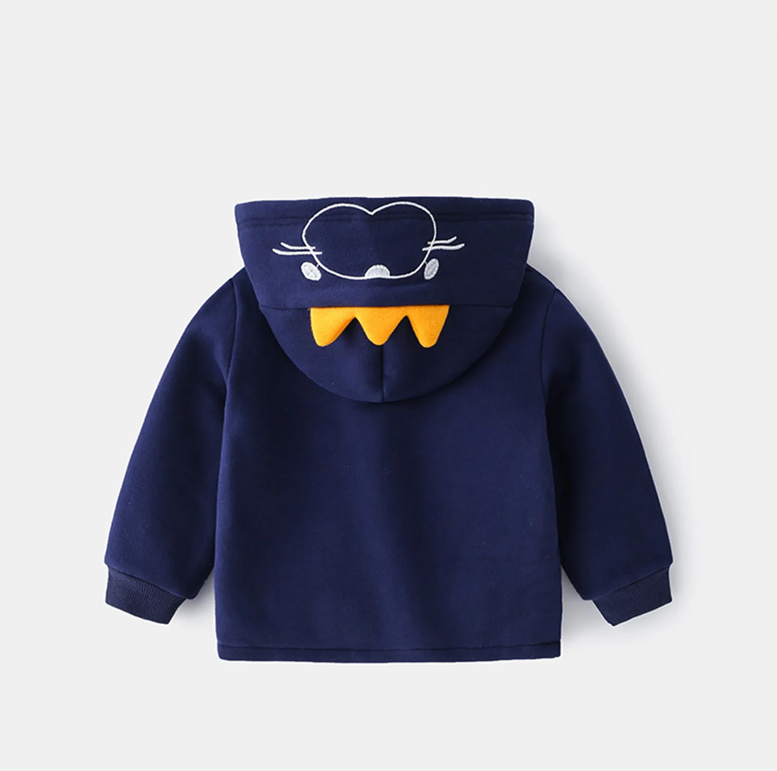 

Куртка для маленьких мальчиков, Осень-зима 2021, пальто для малышей, детей, для маленьких мальчиков, с мультяшным принтом животных, толстовка с...