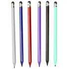 1 шт. 2 в 1 многофункциональная тонкая круглая тонкая ручка для сенсорного экрана емкостный стилус ручка для смартфона планшета для IPad