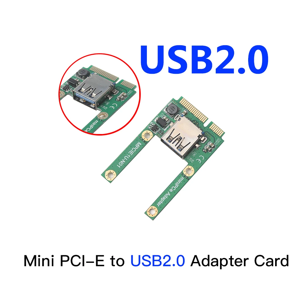 Mini PCI E к USB 2 0 адаптер карты Express поддерживает полную и полу высоту размера|Платы