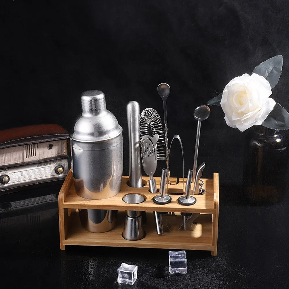 

550ML/750ML Shaker Stainless Steel Bartender Wine Cup Cocktail Mixer Martini Cocktail Bartender Shaker Drink Party Bar Tool Sets