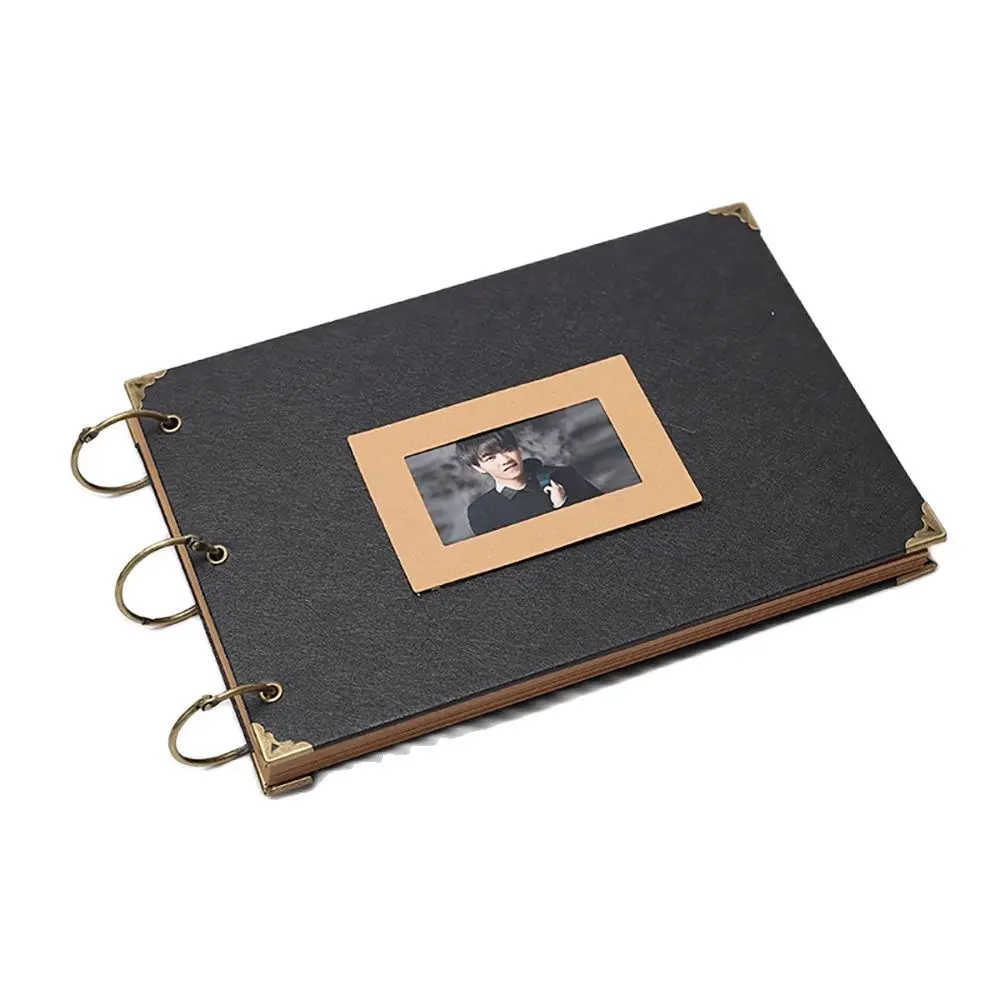 

10 Inch Retro Handmake Sticky Type Photo Album Creative DIY Loose-Leaf Photo Album Scrapbook Book Children's Memory Book Gifts