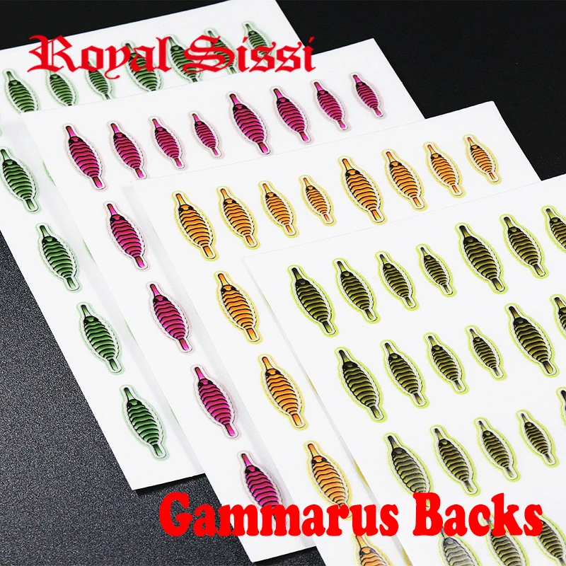RoyalSissi 160 шт. в наборе завязывающие мушки боди gammarus 4 размера задние части креветок