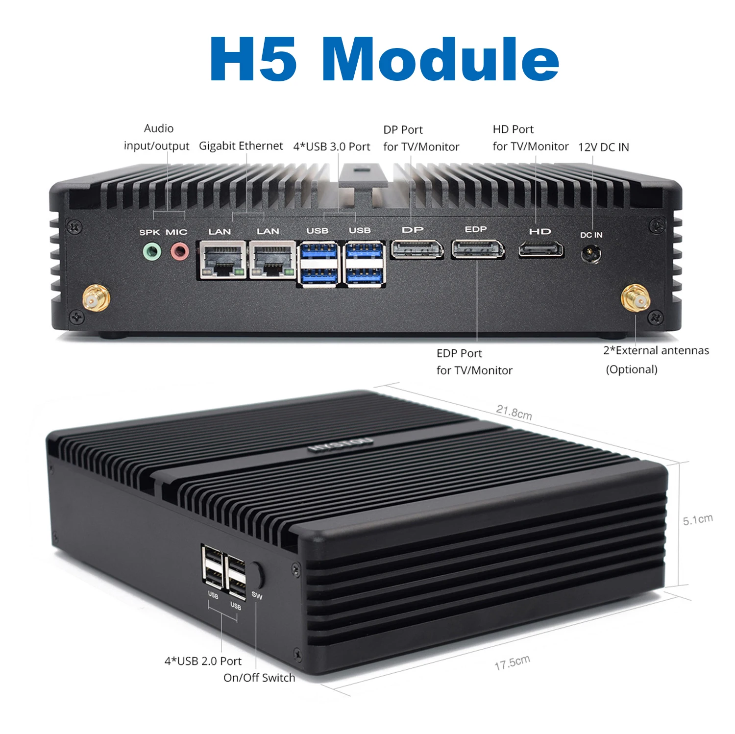 Intel Core i5 8250U minipc i5 7200U Kaby Lake Безвентиляторный Компьютер i3 7100U Windows 10 Настольный ПК Barebone i7 8550U