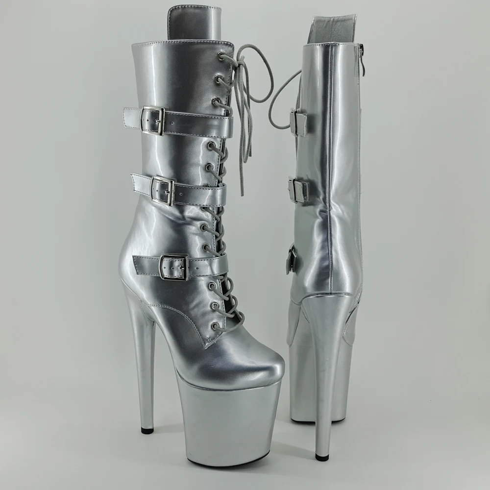 Leecabe/новейшие ботинки для танцев на шесте 20 см/8 дюймов джинсовые платформе