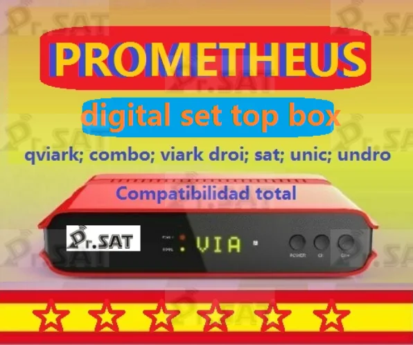 Оригинальная телевизионная приставка PT Prometheus для восстановления Viark Sat 4K droi DSR2