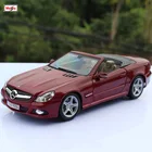 Модель автомобиля Maisto 1:18 Mercedes SL 550, модель автомобиля из сплава, имитация автомобиля, украшение, коллекционная игрушка в подарок, литье под давлением, модель игрушка для мальчиков