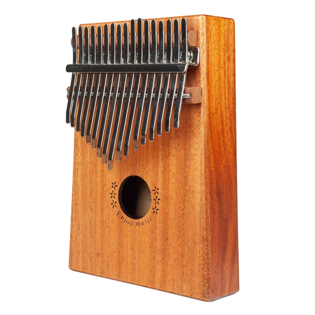 

Kids 17 Note Kalimba Thumb Piano Finger Percussion with Gig Bag Tuner Hammer