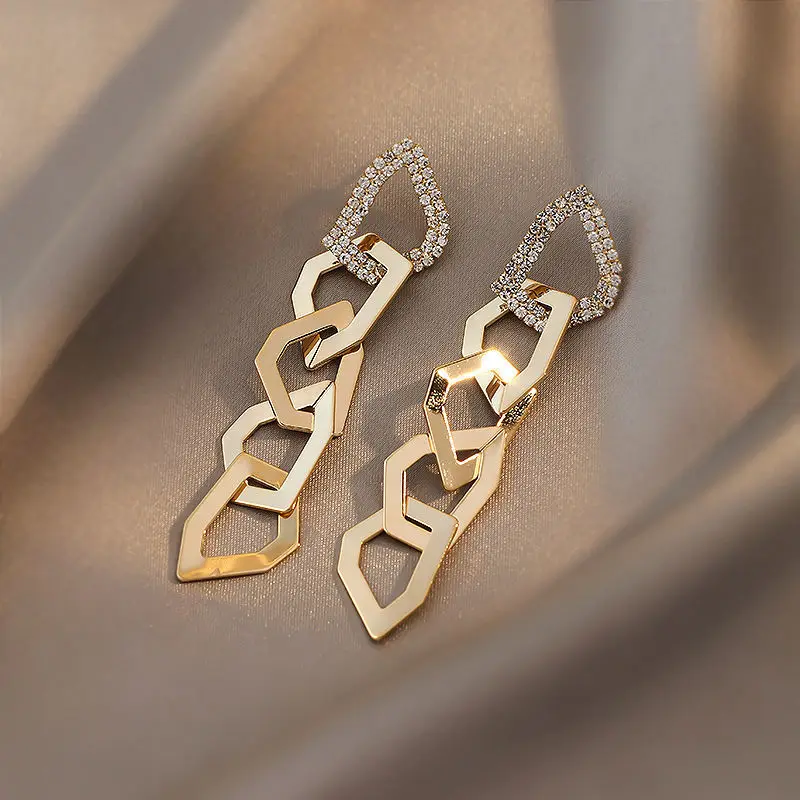 Геометрические висячие серьги XIYANIKE