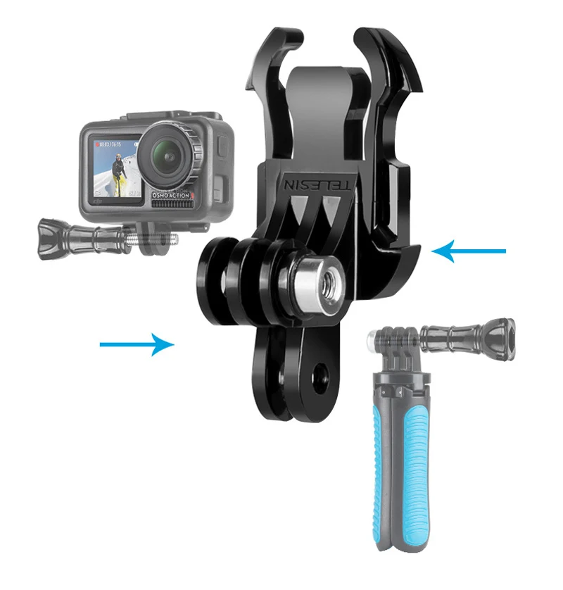 Gopro/OSMO Экшн-камера с двойной головкой j-образная Пряжка быстросъемная лямка для рюкзака Кнопка крепления пряжка зажим адаптер Аксессуары