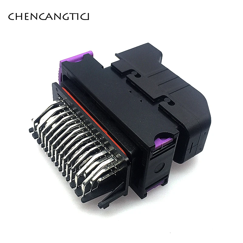 1 set of connector 1 компл. 39 pin/way ECU разъем алюминиевый корпус разъем автомобильный блок управления Генератор панель управления разъем - Цвет: 1 set of connector