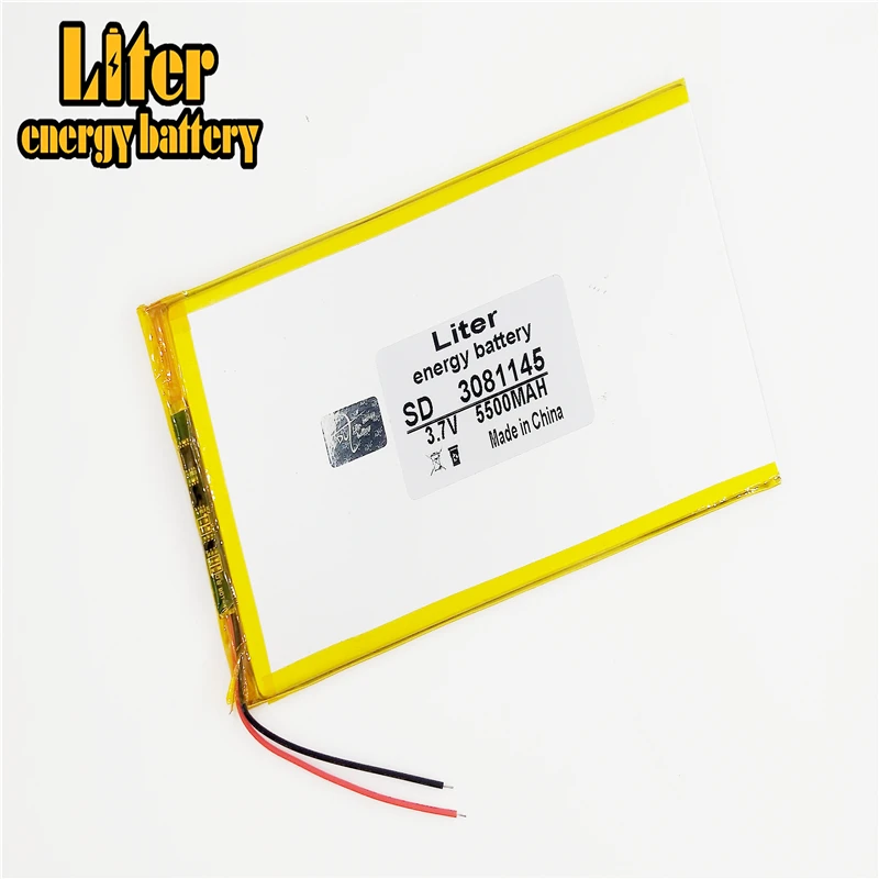 3 7 V 5500mah 3081145 3080145 планшет батарея бренд gm литий полимерный аккумулятор|battery