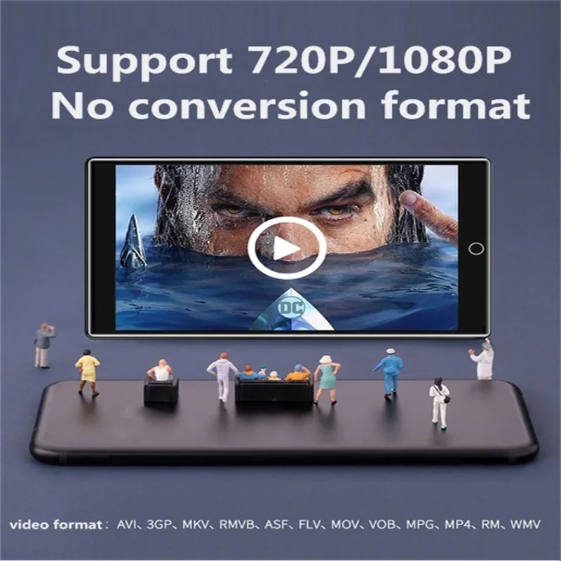 RUIZU H1 Bluetooth5.0 MP4 плеер 4 0 дюйма полный сенсорный экран FM радио запись электронная