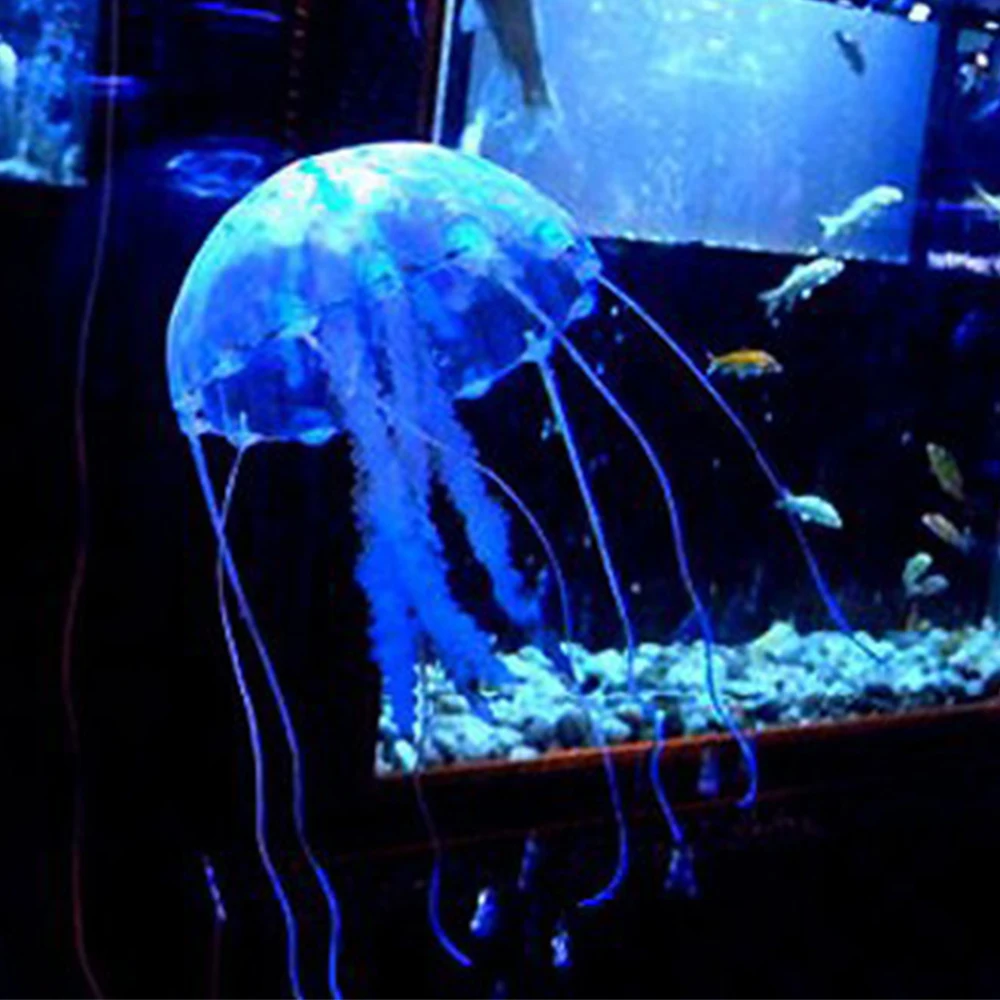 Искусственный плавающий светящийся эффект Медузы аквариумное Украшение