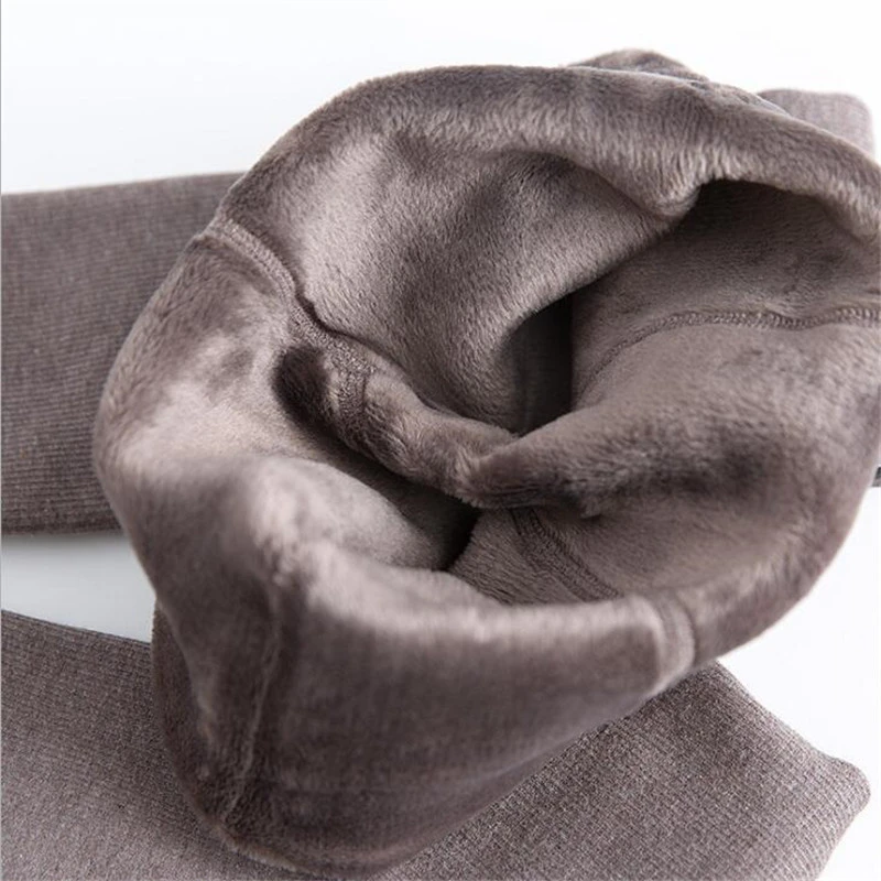 Осень-зима Колготы для девочек Новые детские хлопчатобумажные махровые плотные