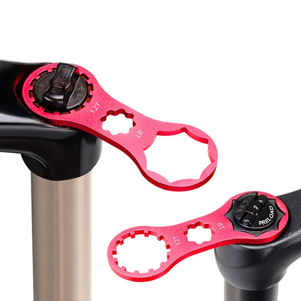 

Front Fork Cap Wrench A:About 99*35*4mm B:101*38*4mm About 12g Aluminum Alloy