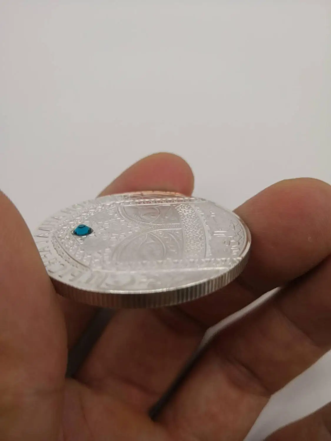 Мусульманская религиозная вера круглая Посеребренная сувенирная монета