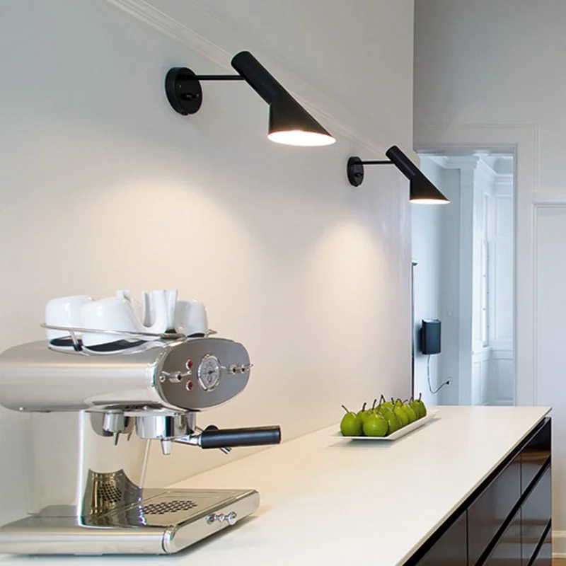 Настенные светильники Реплика настенный светильник черное освещение|Комнатные