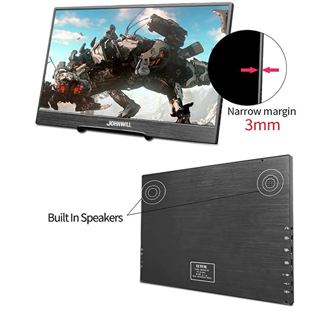 Монитор игровой портативный 15 6 дюйма HDMI USB Type C 3840X2160|Мониторы| |