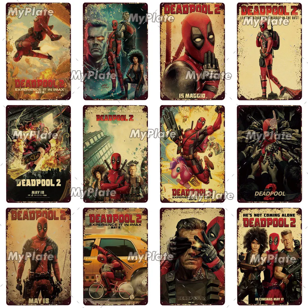 Комикс супергерой металлический знак винтажный жестяной фотоальбом Декор для