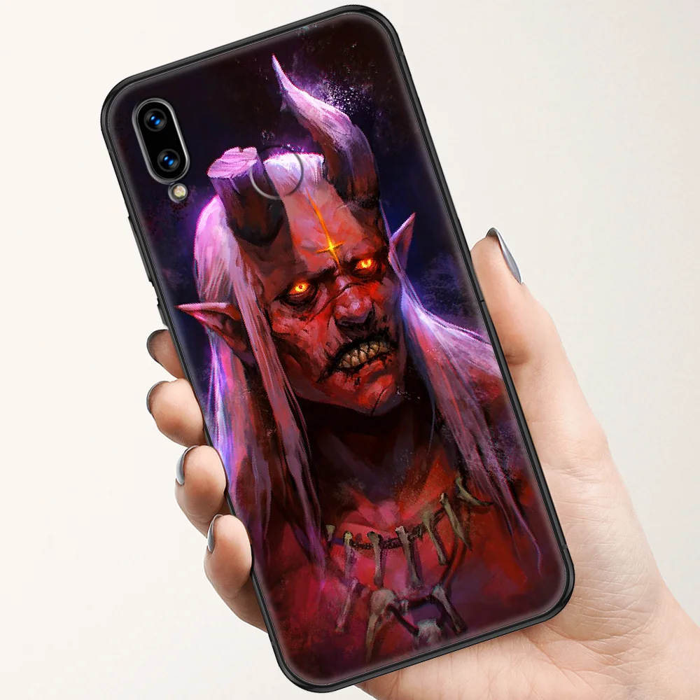 Чехол для телефона с японской маской Oni samurai Huawei Honor 6A 7A 7C 8A 8X 8 9 9X 10 10i 20 Lite Pro black art prime