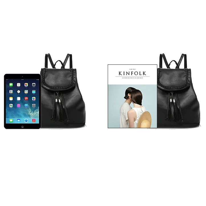 TTOU 3 шт./компл. школьные сумки для девочек подростков черные из искусственной кожи