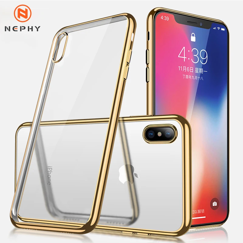 Роскошный прозрачный чехол для телефона iPhone X XS 11 12 Pro Max XR 5 5S SE 2 6 S 7 8 Plus 7Plus мягкий