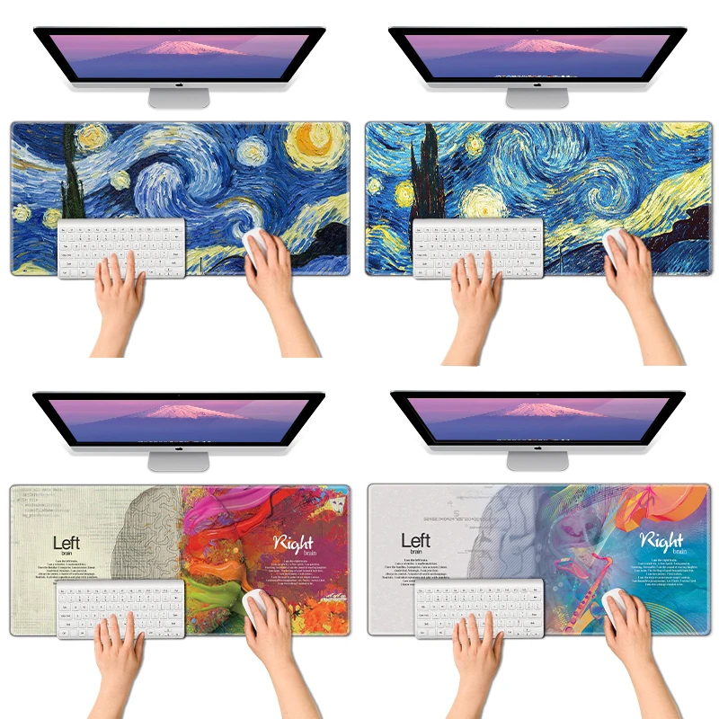 

Game Mouse Pad for Office and Home with Anti-Slip Rubber Base Waterproof Keyboard Pad Mouse Pad