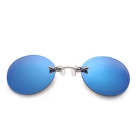 clip on nose sunglasses men vintage mini round sun glasses sunglasses car accessories uv400 driver goggles car