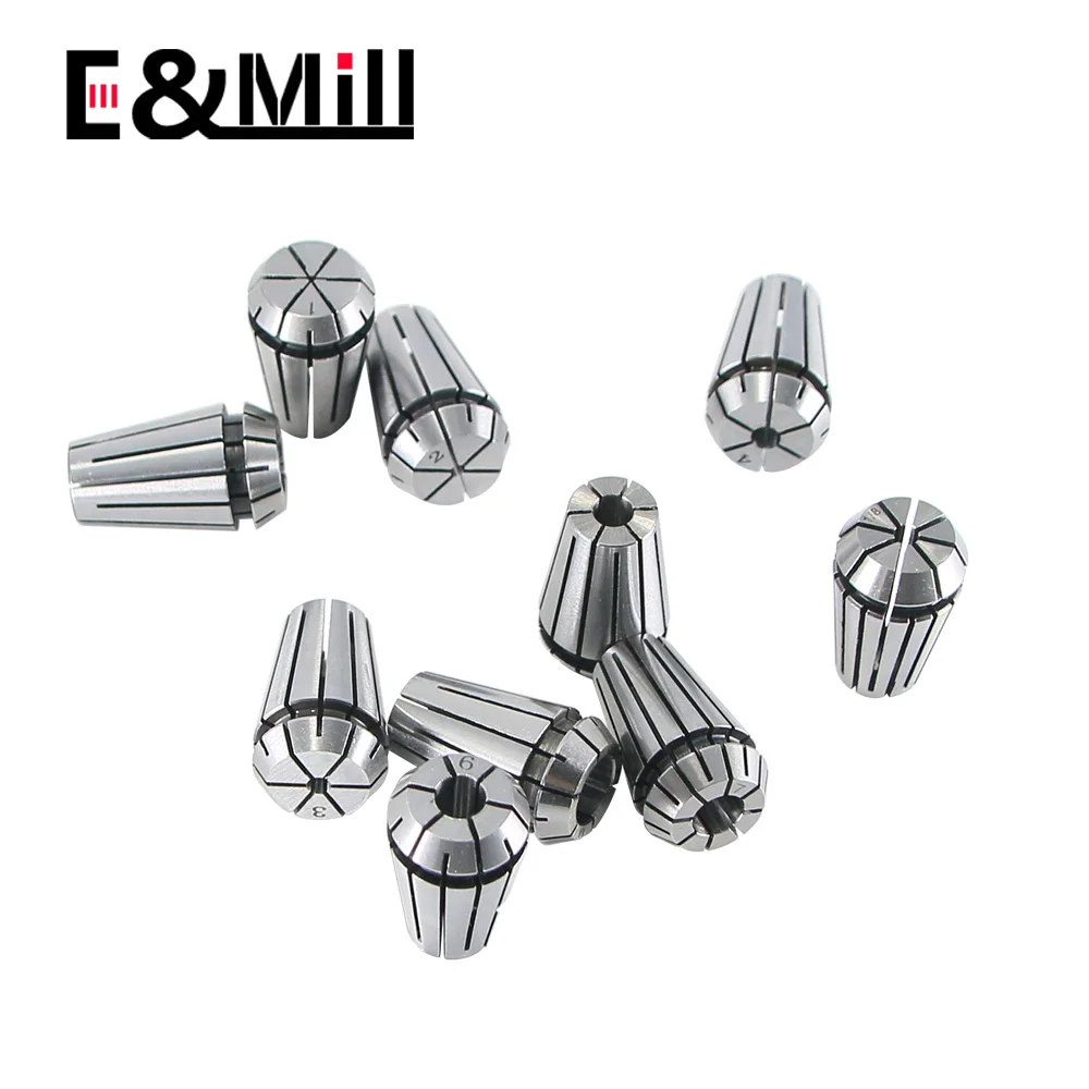 Пружинный цанговый патрон ER11 1-7 мм 8 1/4 1/8 3 175 точная Цанга 0 015 для гравировального