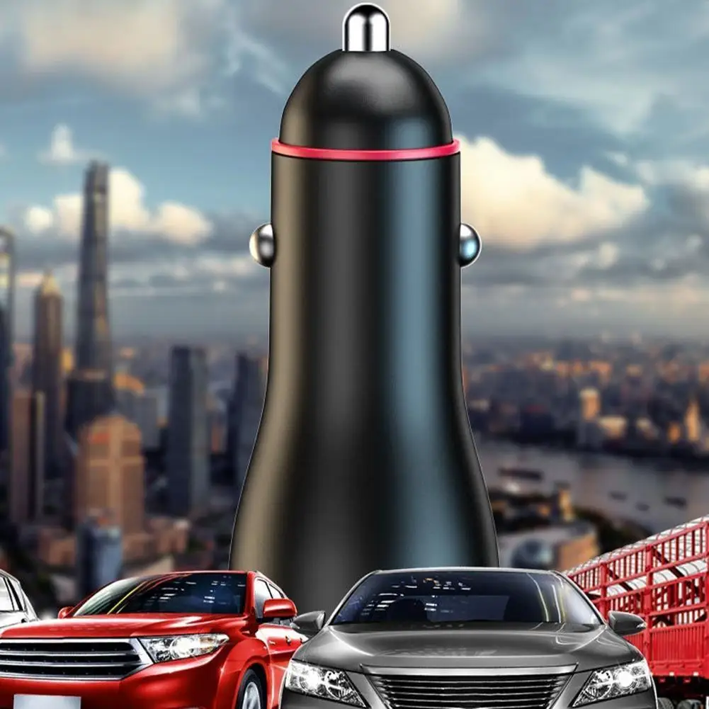 

PD65W+40W Fast Charging Car Charger Type-c/USB Port 100W Charge Car Cigarette Lighter Splitter 12V-24V Universal Power Adapter