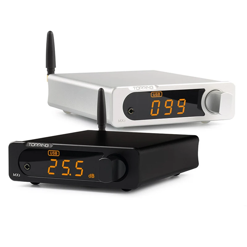 TOPPING MX3 2*40 Вт TDA7498E PCM5102A USB DAC аудио усилитель Hifi Bluetooth цифровой наушников |