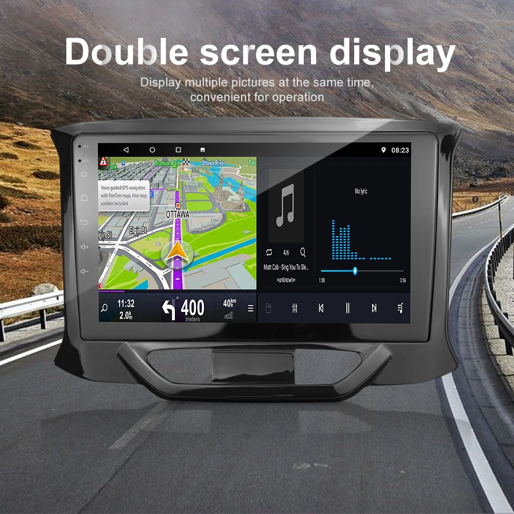 Автомагнитола Podofo 2din мультимедийный проигрыватель с GPS-навигацией без dvd для LADA