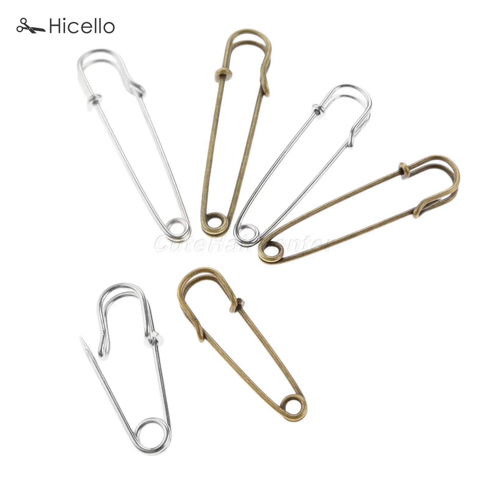 20 шт. железные безопасные булавки 4 см 5 античная бронза серебро шитье