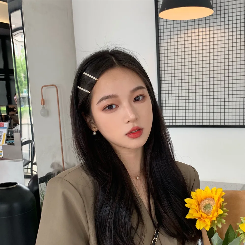 FFLACELL 2020 новые корейские модные милые заколки для волос Дженни Стразы головные