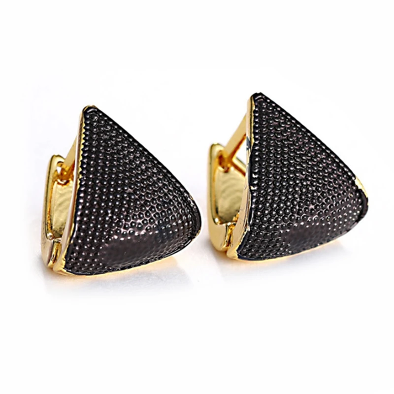 

High Quality Unique Fashion Two Tone Originality Geometric Smart Jewelry Earrings For Woman Charm Wedding Party Gift