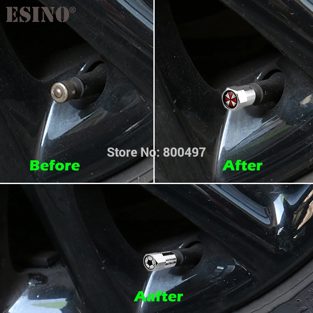 

200 x Car Styling Stainless Zinc Alloy Spain National Flag Car Tire Valve Caps Wheel Tires Tyre Stem Air Cap Airtight Covers