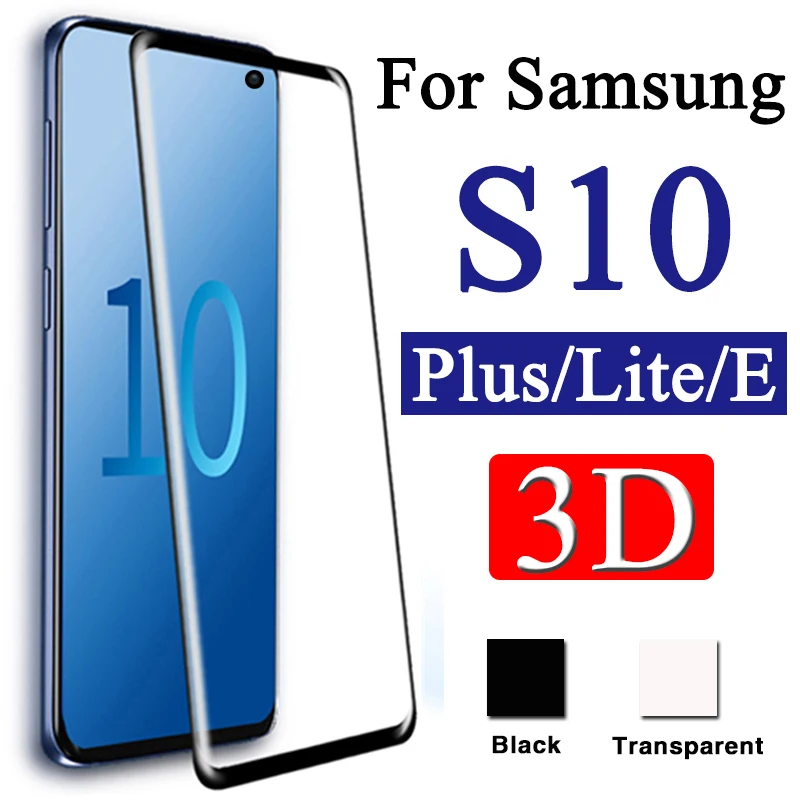 3D Защитное стекло для Samsung s10 plus s10e закаленное galaxy s 10 10e tremp samsun samsum galax s10lite cam